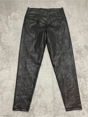 Offline By Aerie Women High Rise Real Luxe Faux Leather Legging  Black XL